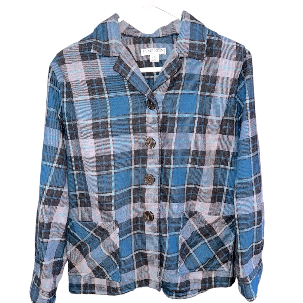 Pendleton 100% Virgin Wool Petite Large Jacket / … - image 1